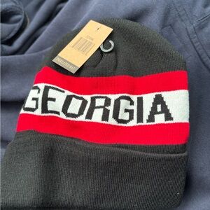 Georgia Red and Black Beanie